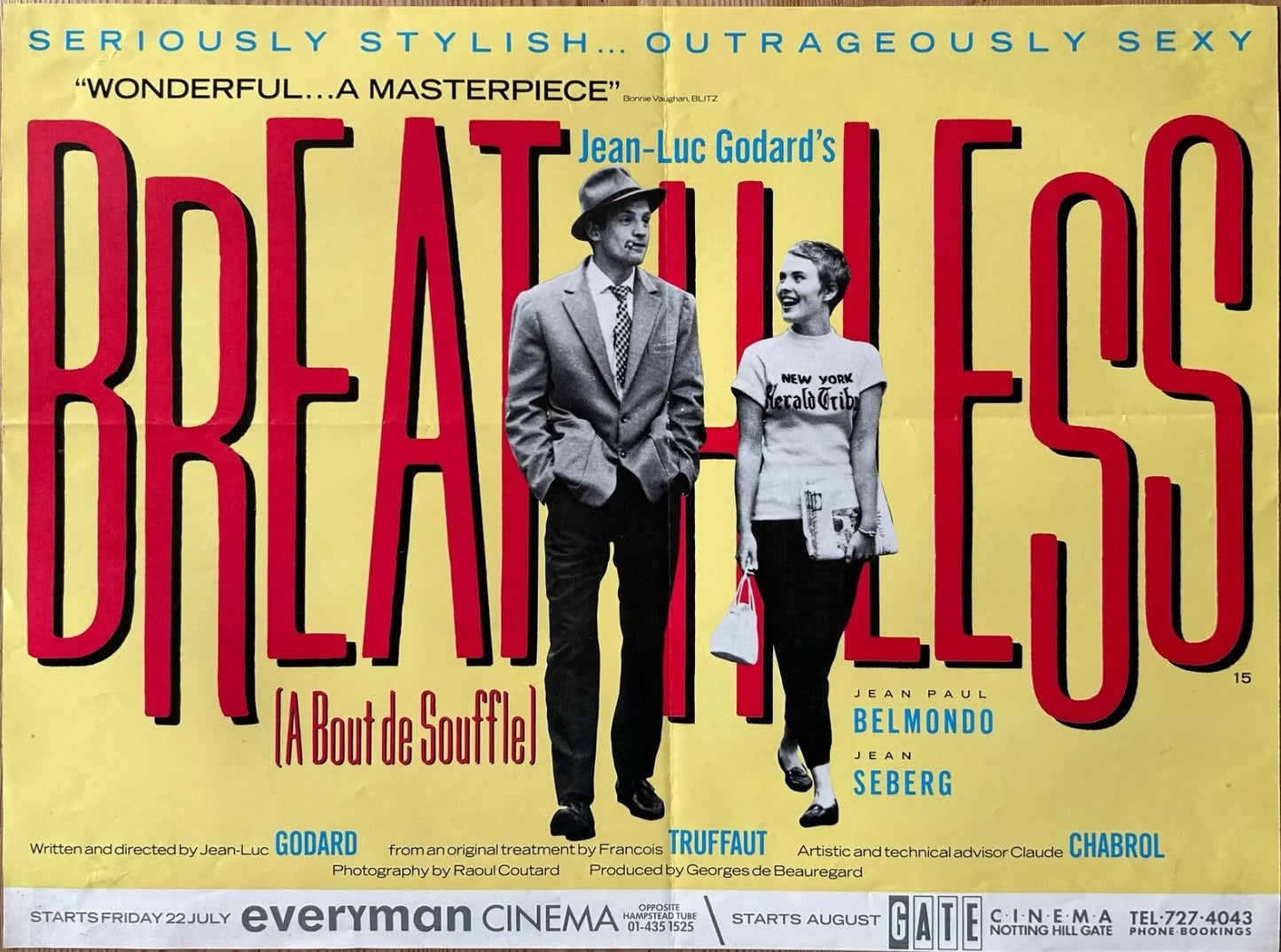 Breathless: A Bout de Souffle – 1990s RR