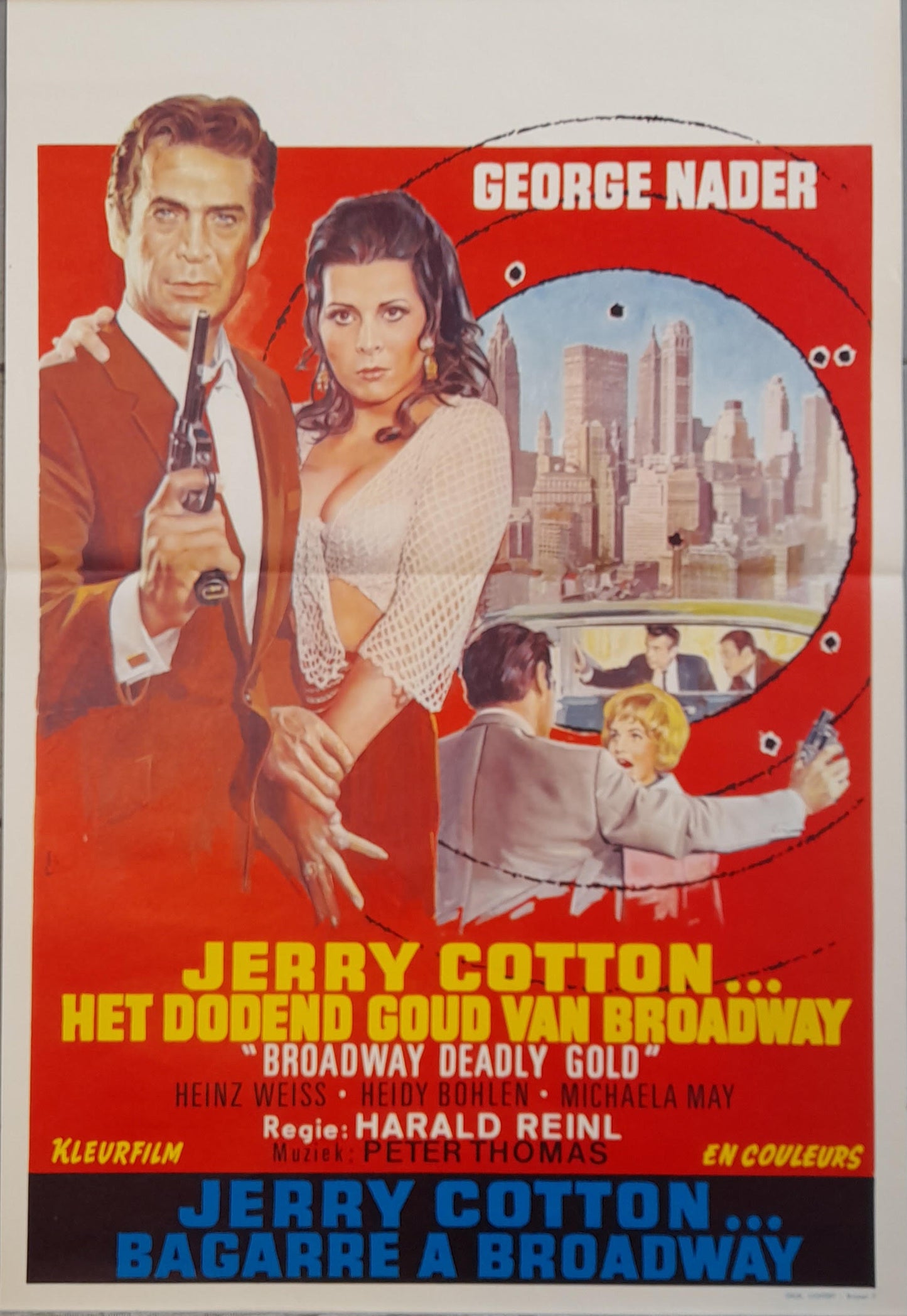 Jerry Cotton FBI Agent: Broadway Deadly Gold - 1969