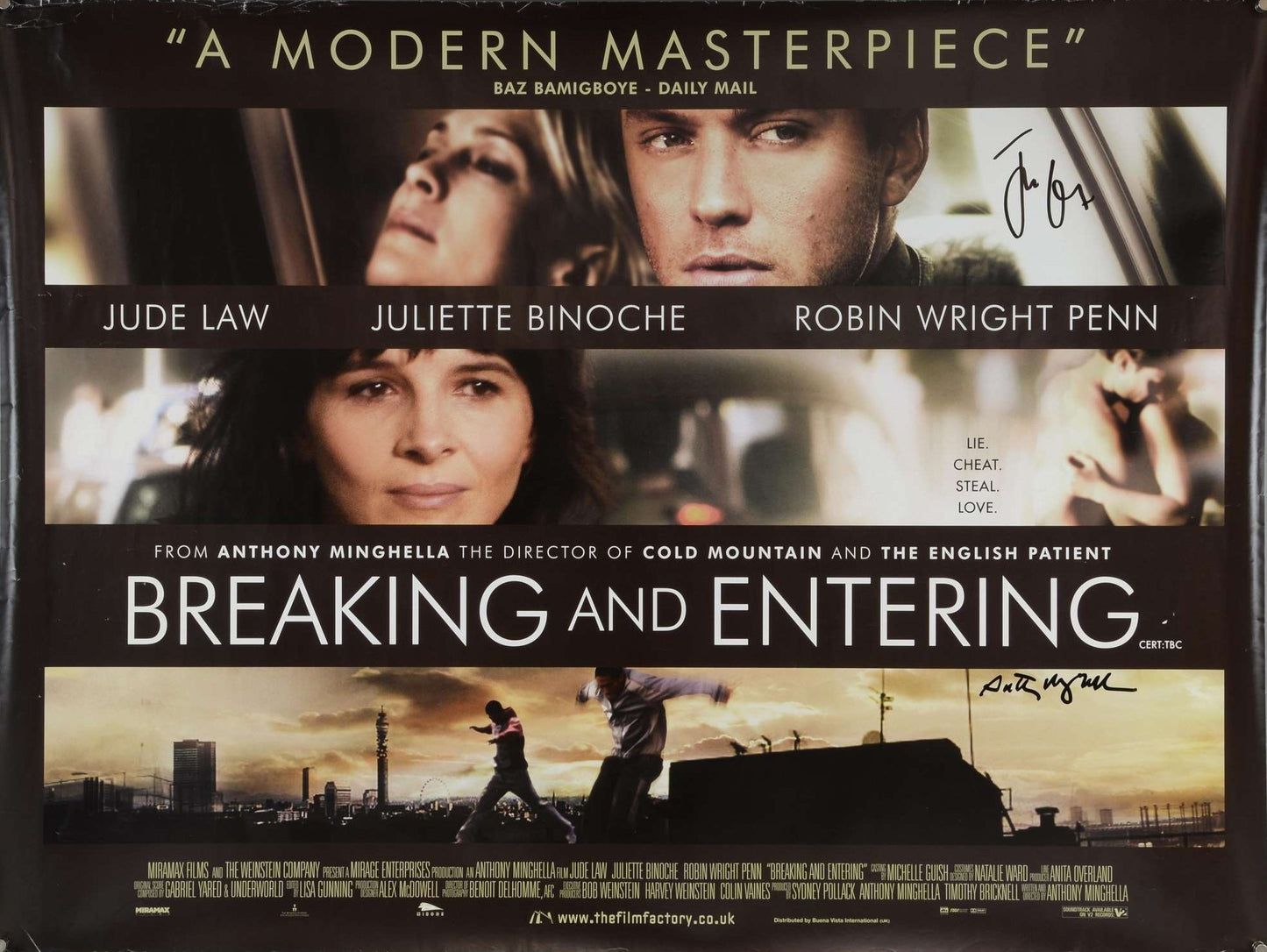 Breaking and Entering - 2006 (Signed x 2)