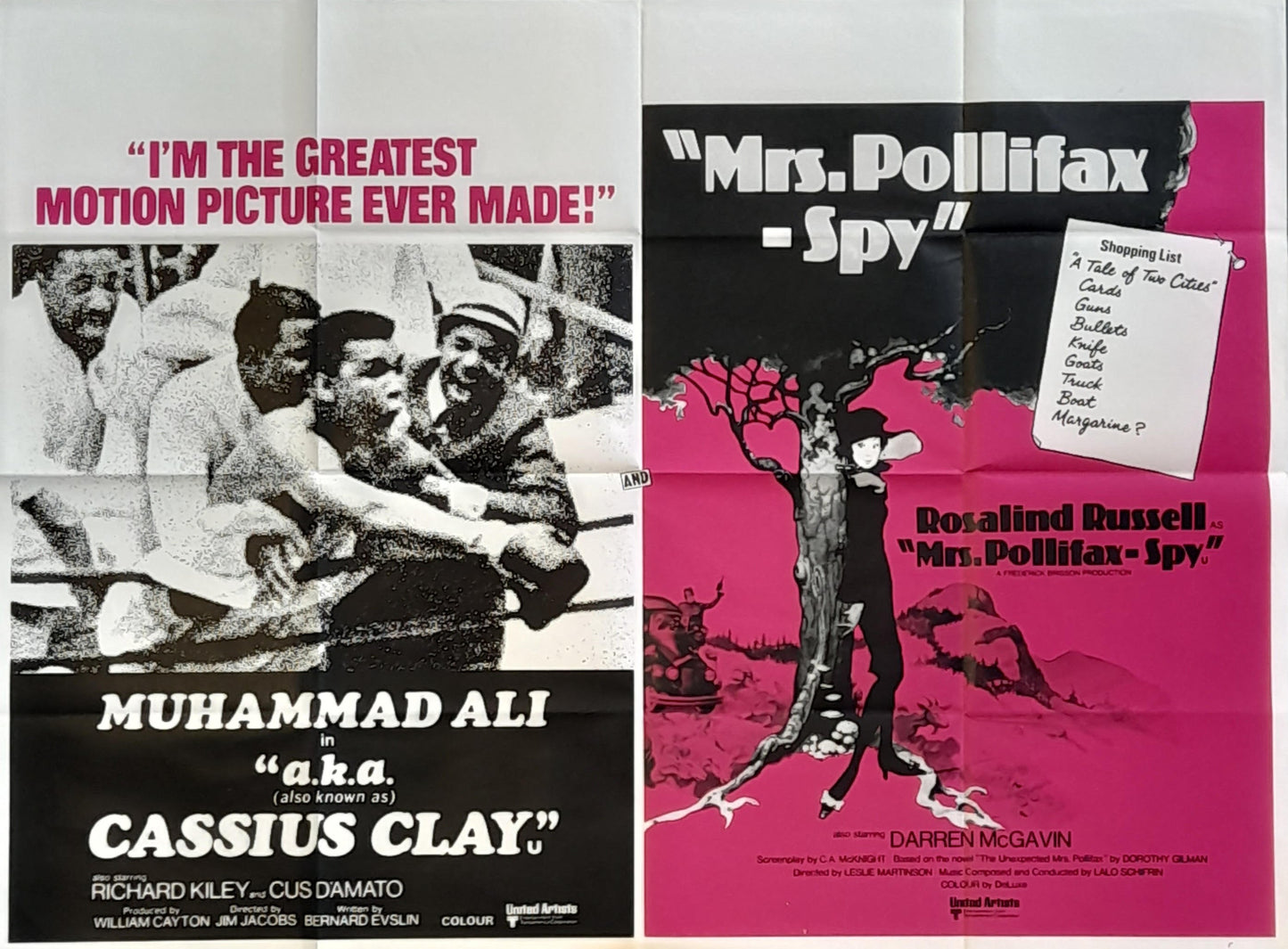 AKA Cassius Clay / Mrs Pollifax Spy - 1970