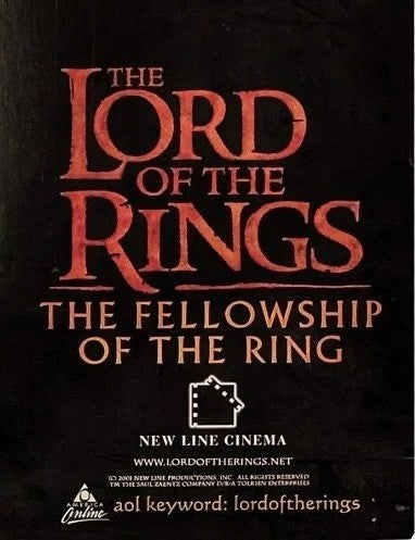 Lord of the Rings: Fellowship of the Ring - 2001