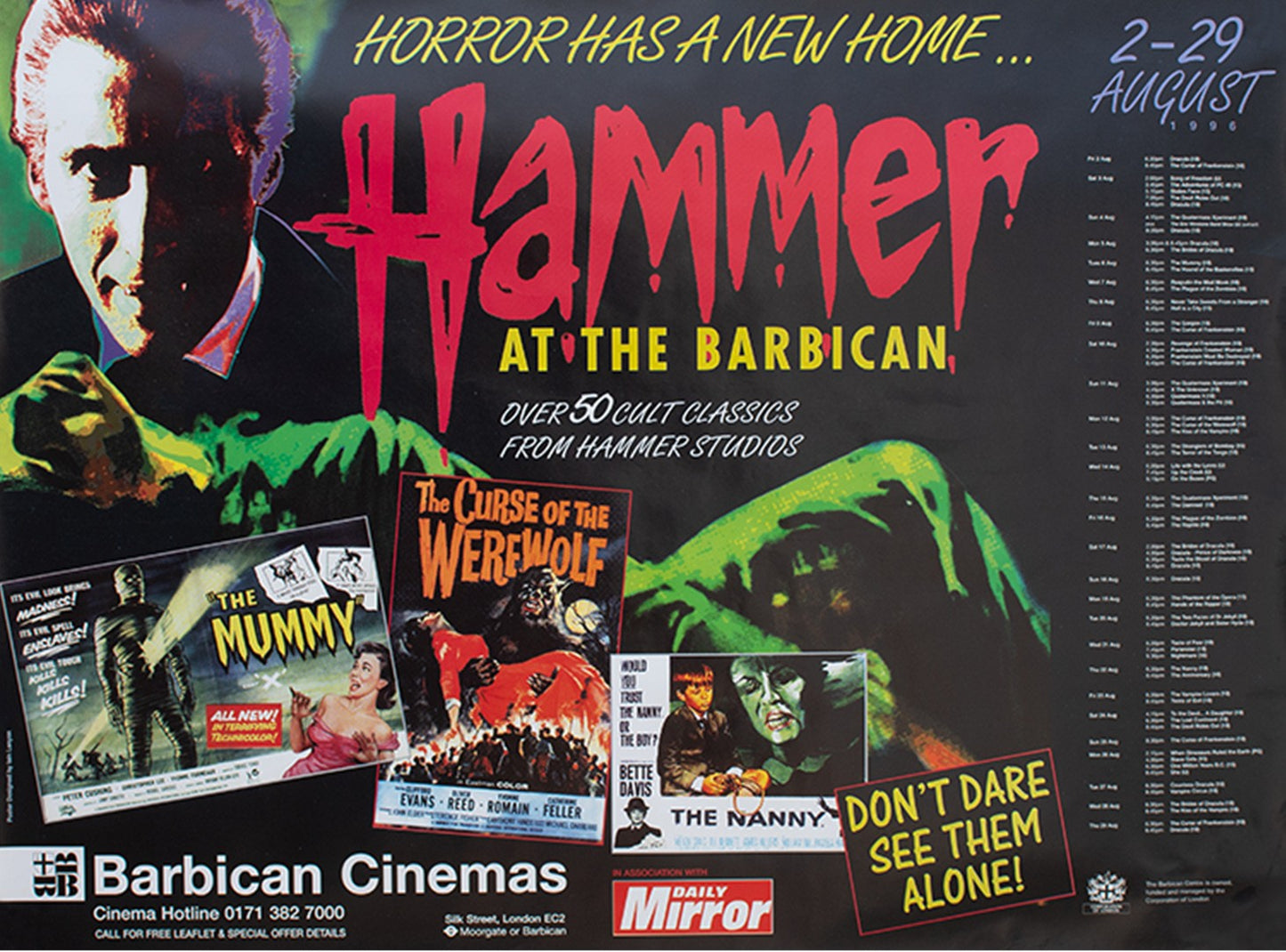 Hammer at the Barbican - 1996